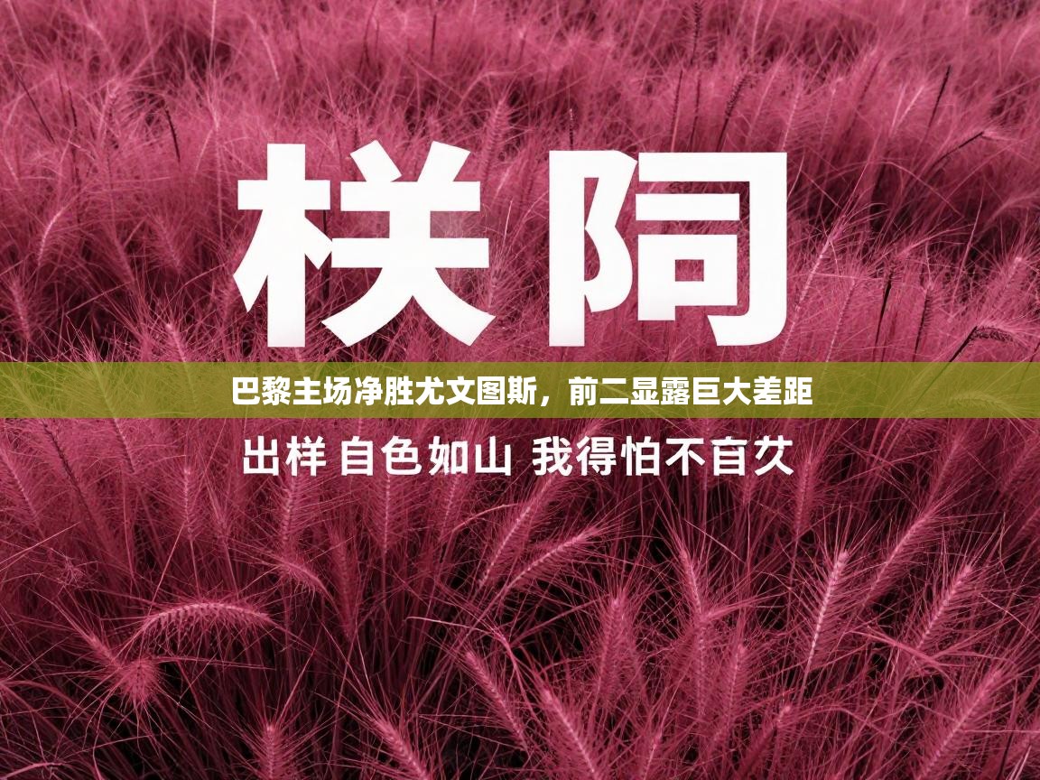 巴黎主场净胜尤文图斯，前二显露巨大差距  第2张